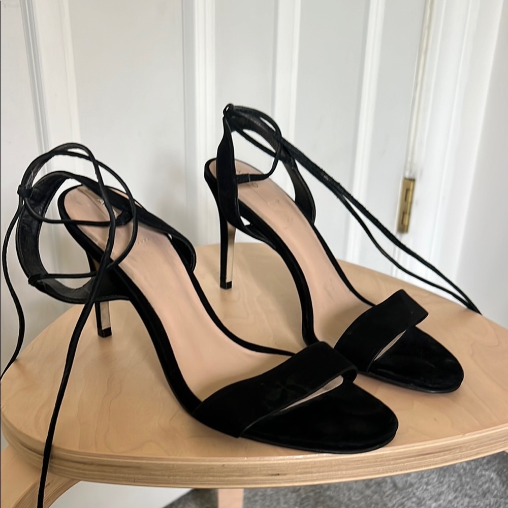 ALDO Black Strappy Heels